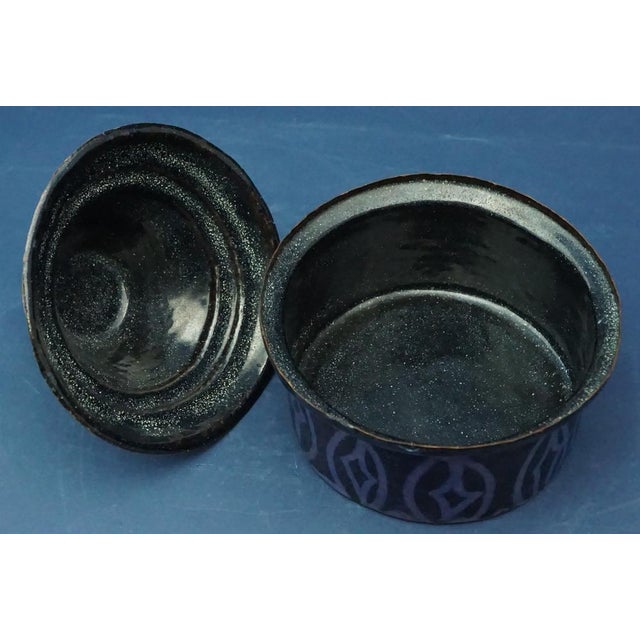 Blue Futurist Vase by Paolo De Poli, Italy, 1940s For Sale - Image 8 of 15