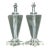 Vintage Lucite Paddle Lamps - A Pair For Sale