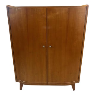 Bauhaus Ash Wardrobe, 1950s For Sale