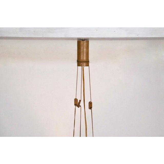 Uchiwa Series Ju-Yon Chandelier by Ingo Maurer for Design M, Germany, 1973 For Sale - Image 11 of 14