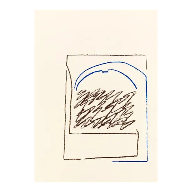 Pierre Buraglio Original Lithograph N10-5 Degas For Sale