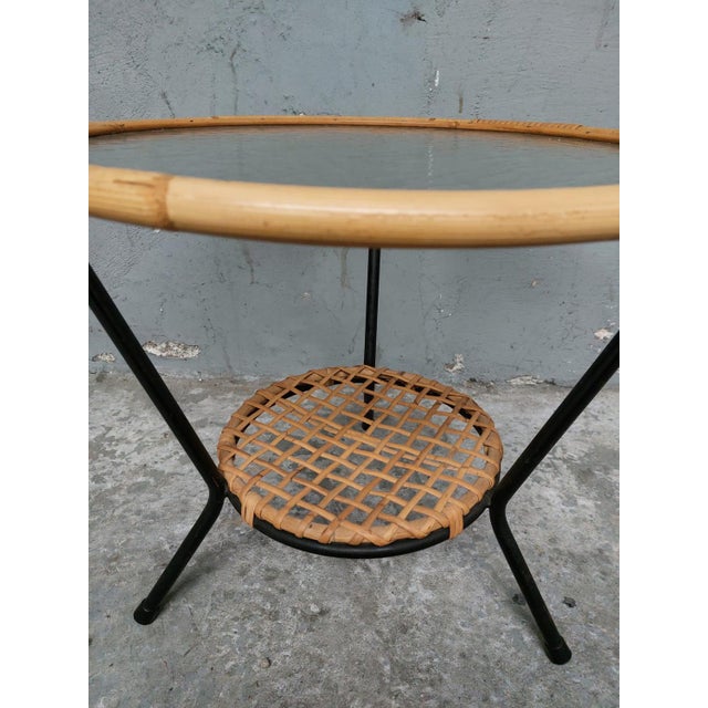Mid-Century Rattan Coffee Table, 1960s For Sale - Image 10 of 17