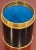 Mid 20th Century Mid-Century Chinese Black & Gold Cloisonné 'Good Luck' Circular Table Box For Sale In West Palm - Image 6 of 12