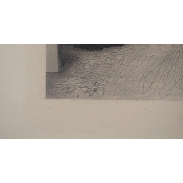 Paul Renouard, Dance Class, 1893, Original Etching For Sale - Image 6 of 7