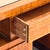 Brown Art Deco Burl Wood Center Desk with Glass Insert, Italy, 1940s For Sale - Image 8 of 15