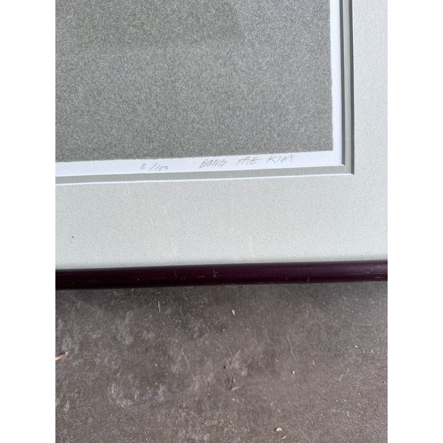 1970s Original Signed 41" Bong Tae Kim Ullin Prints, Signed Editions "Ullin I" and "Ullin II" - Set of 2 For Sale - Image 18 of 18