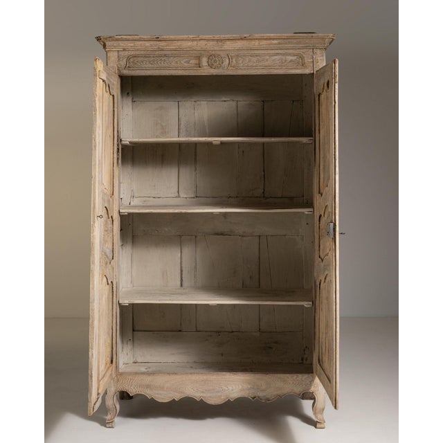 Early 19th Century France Louis XV Red Wood Armoires Wardrobes & Linen Presses For Sale - Image 4 of 10