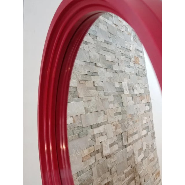 1970s Space Age Round Plastic Mirror, 1970s For Sale - Image 5 of 7