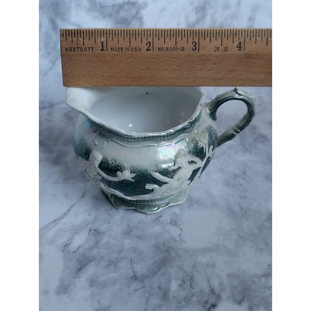 1920s German Lusterware Porcelain Creamer For Sale - Image 10 of 10