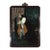 Antique Chinese Reverse Painted Portrait Wall Panel of a Woman & Vase C1920 For Sale