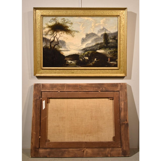 Baroque Hans De Jode, Winter Landscape, 1650, Oil on Canvas For Sale - Image 3 of 14