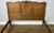 Vintage Louis XVI French Oak Double Bed Frame with Carved Headboard For Sale - Image 4 of 13