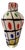 Vintage Italian Murano Polka Dot Art Glass Vase, Mid-20th Century. For Sale