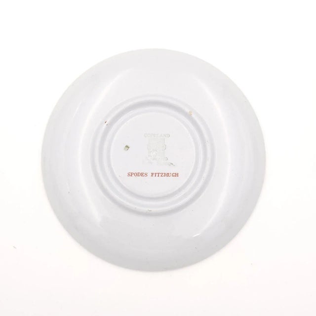 Chinese Set of Twelve Spode Orange Fitzhugh Demitasses and Saucers For Sale - Image 3 of 8