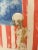 Mid-Century Modern 1970s Vintage Surrealistic Lithograph “Flag & Skeleton” by H. Truss For Sale - Image 3 of 13