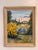 A charming original French oil on canvas depicting a sun-drenched hilltop village in the heart of Provence, signed lower...