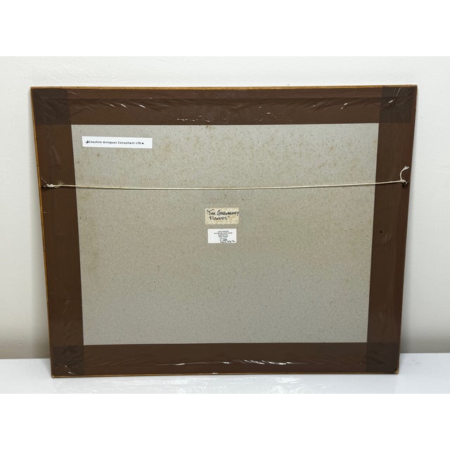 Vintage 1980s British Impressionist Oil on Board, Strawberry Harvest Scene, Signed Leslie Grover For Sale - Image 17 of 18