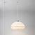 Nova 1960s Morelli Pendant Swag Kit Light - Modern Satin Nickel Steel, Lucite Shade, Dimmable For Sale - Image 4 of 5