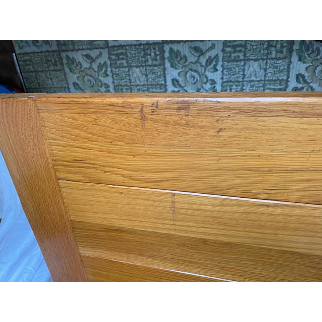 Vintage 1963 Attributed to A. Brandt Co. “Ranch Oak” Expandable Rustic Western Style Dining Table For Sale - Image 13 of 13