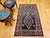 19th Century Caucasian Kazak Area Rug, Hand-Knotted Wool, Blue & Ivory, 4' x 6' For Sale - Image 9 of 18