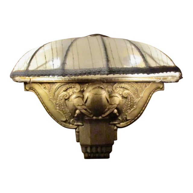 Fine French Art Deco Bronze Birds Sconce Circa 1920s For Sale