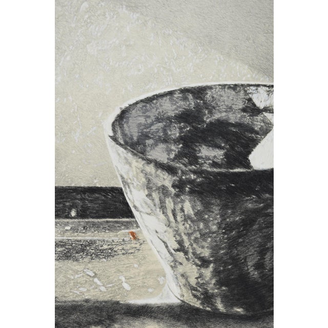 Reiner Schwarz, The Spatula, 1999, Charcoal and Crayon on Handmade Paper For Sale - Image 9 of 17