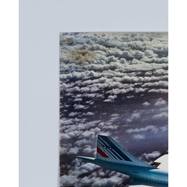Air France Concorde Travel Poster by J. Bulté, 1977 For Sale - Image 6 of 9