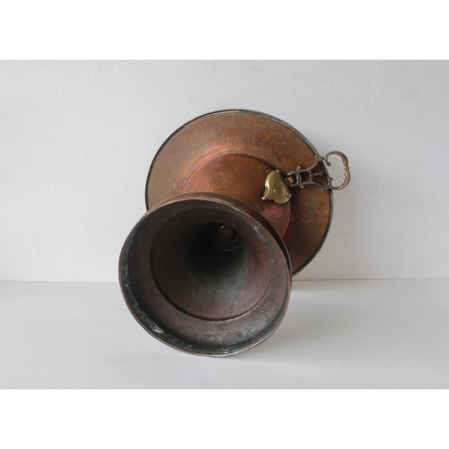 Vintage Ottoman Turkish Style Copper Brass Brazier Planter Side Table For Sale - Image 10 of 14