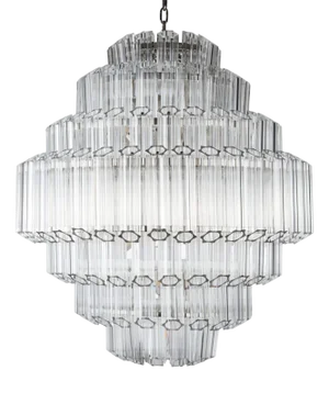 Clear Grande Palermo Chandelier from Pure White Lines