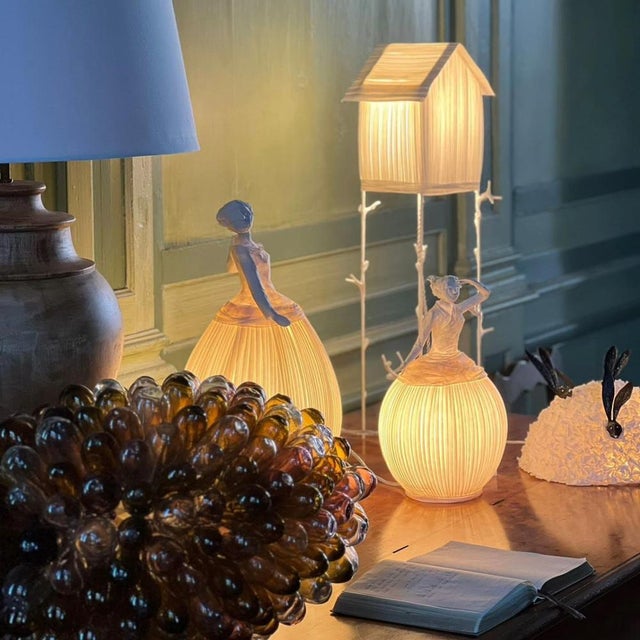 Mademoiselle Paper Light Sculpture by Papier À Êtres For Sale - Image 4 of 9