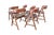 Model 71 Chair in Teak, Oak and Leather by Henning Kjærnulf, 1960s, Set of 6 For Sale - Image 9 of 11