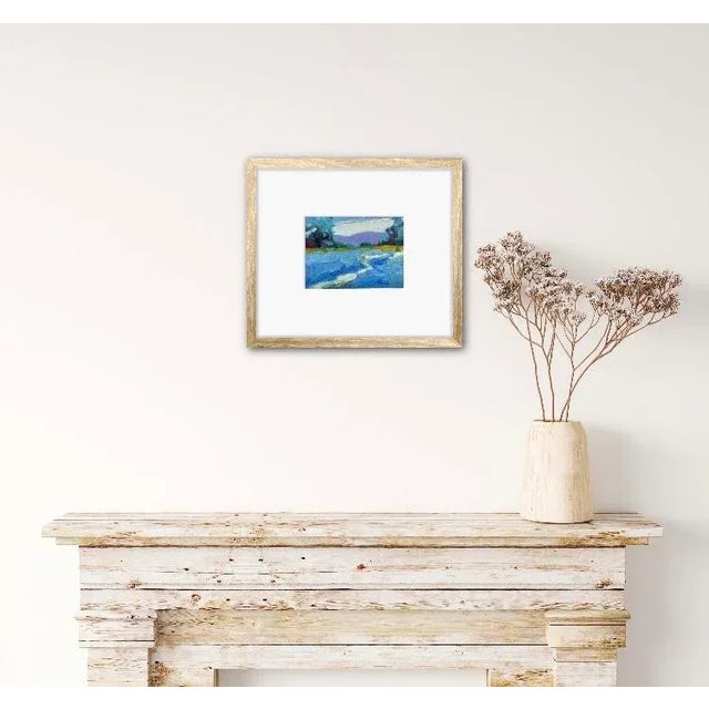 2020s Contemporary Impressionist Painting, Bluebonnet Field For Sale - Image 5 of 7