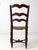 Antique French Provincial Rush Seat Ladder Back Chair For Sale - Image 9 of 11