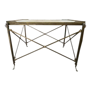 1940s Italian Neoclassical Style Bronze Console Table