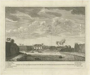 Valentyn, Sugar Warehouse of Batavia (Jakarta), Indonesia, 1726, Print