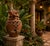 Vintage Italian-Style Terracotta Owl Garden Statue & Lantern For Sale In West Palm - Image 6 of 12