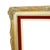 Vintage Baroque Style Gilt Frame in Red Velvet For Sale - Image 6 of 18