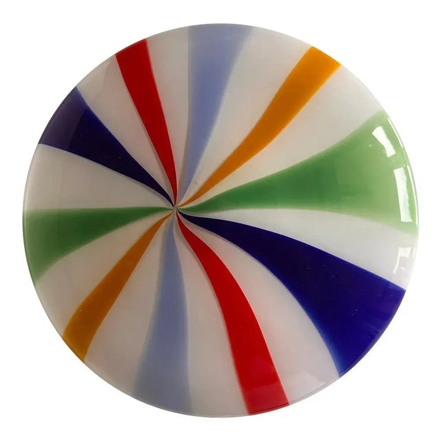 Blue Italian Swirls Murano Glass Wall Sconce by Simoeng For Sale - Image 8 of 8