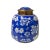 2020s Oriental Handmade Blue White Porcelain Metal Lid Container Urn For Sale - Image 5 of 5