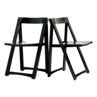 Beech Chairs by Aldo Jacober for Alberto Bazzani, 1960s, Set of 2 For Sale