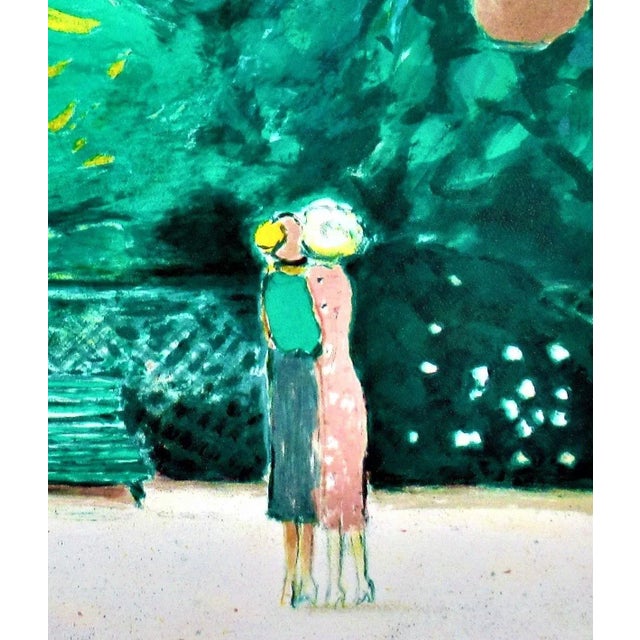 Late 20th Century Jean-Pierre Cassigneul, "Les Fausses Confidences" Large original color lithograph, 1988 For Sale - Image 5 of 8