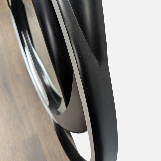 Coaster Silver/Black Contemporary Mirror For Sale - Image 4 of 7