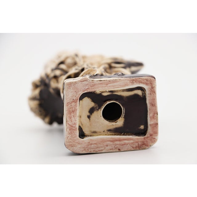 1910 Small Bust of the Portuguese Republic, Earthenware For Sale - Image 10 of 10