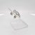 Modern Vintage Georg Jensen Diamond & Sterling Silver Infinity Earrings - 2 Pieces For Sale - Image 3 of 12