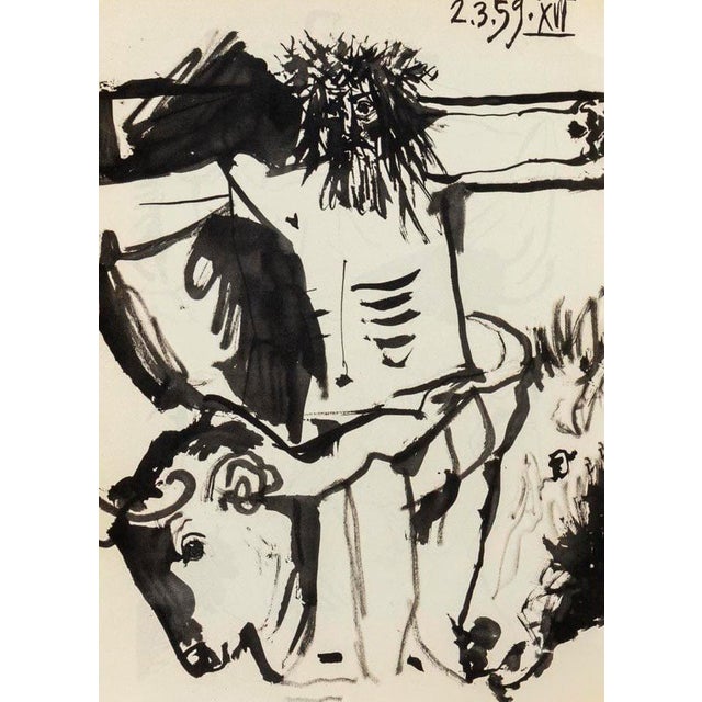 Pablo Picasso, Three Faces of Christ, 1961, Original Photolithograph For Sale