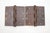 These door hinges are made of oil rubbed bronze finish brass with flat tips, five knuckles, and a template hole pattern....