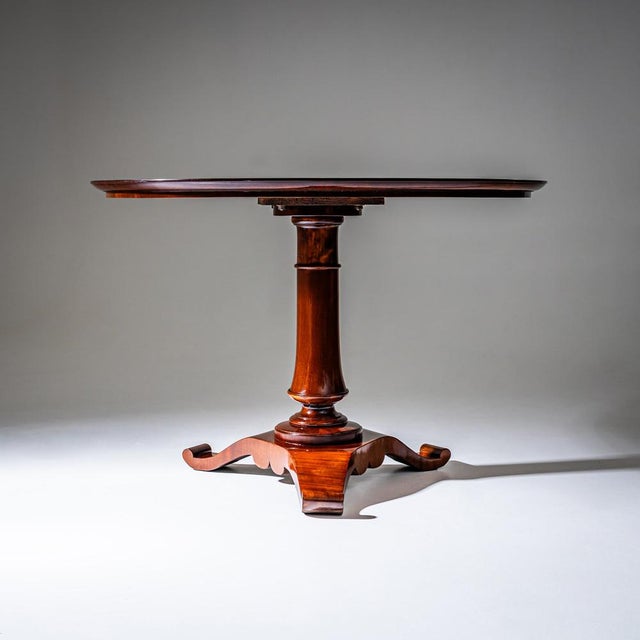 Antique Center Table in Mahogany, 1800s For Sale - Image 5 of 10