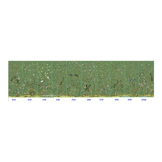 36“*96"/Panel, 18th-Century Style Chinoiserie Scenic Wallpaper - 10-Panel Panoramic Set (Sold Per Panel) For Sale