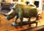Original James Tandi Signed Verdite Shona Stone Rhinoceros Sculpture, Large For Sale - Image 4 of 14