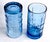 Vintage Anchor Hocking Flat Iced Tea Glasses in Tartan Blueberry, Set of 4 For Sale - Image 10 of 13